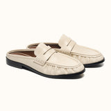 Ruched Loafer Mules (Soho Wax)