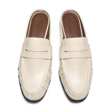Ruched Loafer Mules (Soho Wax)