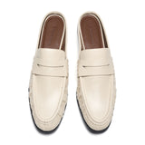 Ruched Loafer Mules (Soho Wax)