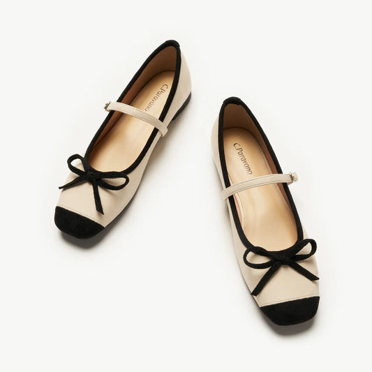 Ballerines Mary Jane nœud papillon (Clara) (PROMO)
