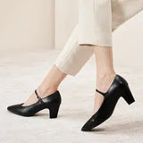 Mary Jane Block Heel Pump (Jessica)