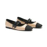 Two-Tone Double-Strap Mary Jane (Clara)