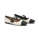 Two-Tone Double-Strap Mary Jane (Clara)
