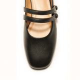 Double-Strap Mary Jane (Clara L）