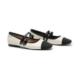 Two-Tone Double-Strap Mary Jane (Clara)