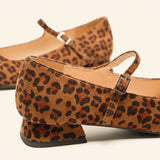 Square Toe Block Heel Mary Jane (Felicia MJ）