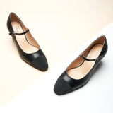 Mary Jane Block Heel Pump (Jessica)