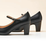 Mary Jane Block Heel Pump (Jessica)