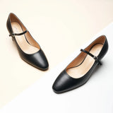 Mary Jane Block Heel Pump (Jessica)