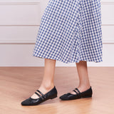 Two-Tone Double-Strap Mary Jane (Clara)