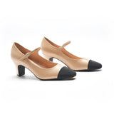 Mary Jane Block Heel Pump (Jessica)