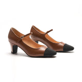 Mary Jane Block Heel Pump (Jessica)