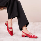 Double-Strap Block Heel (Alva)