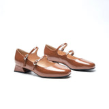 Double-Straps Block Heel Mary Jane (Kara Jane)