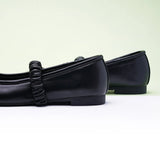 Elastic Strap Mary Jane (Clara) Matte Black