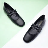 Double-Strap Mary Jane (Clara) Black (SALE)