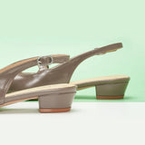 Block Heel Slingback Sandals (Alva)