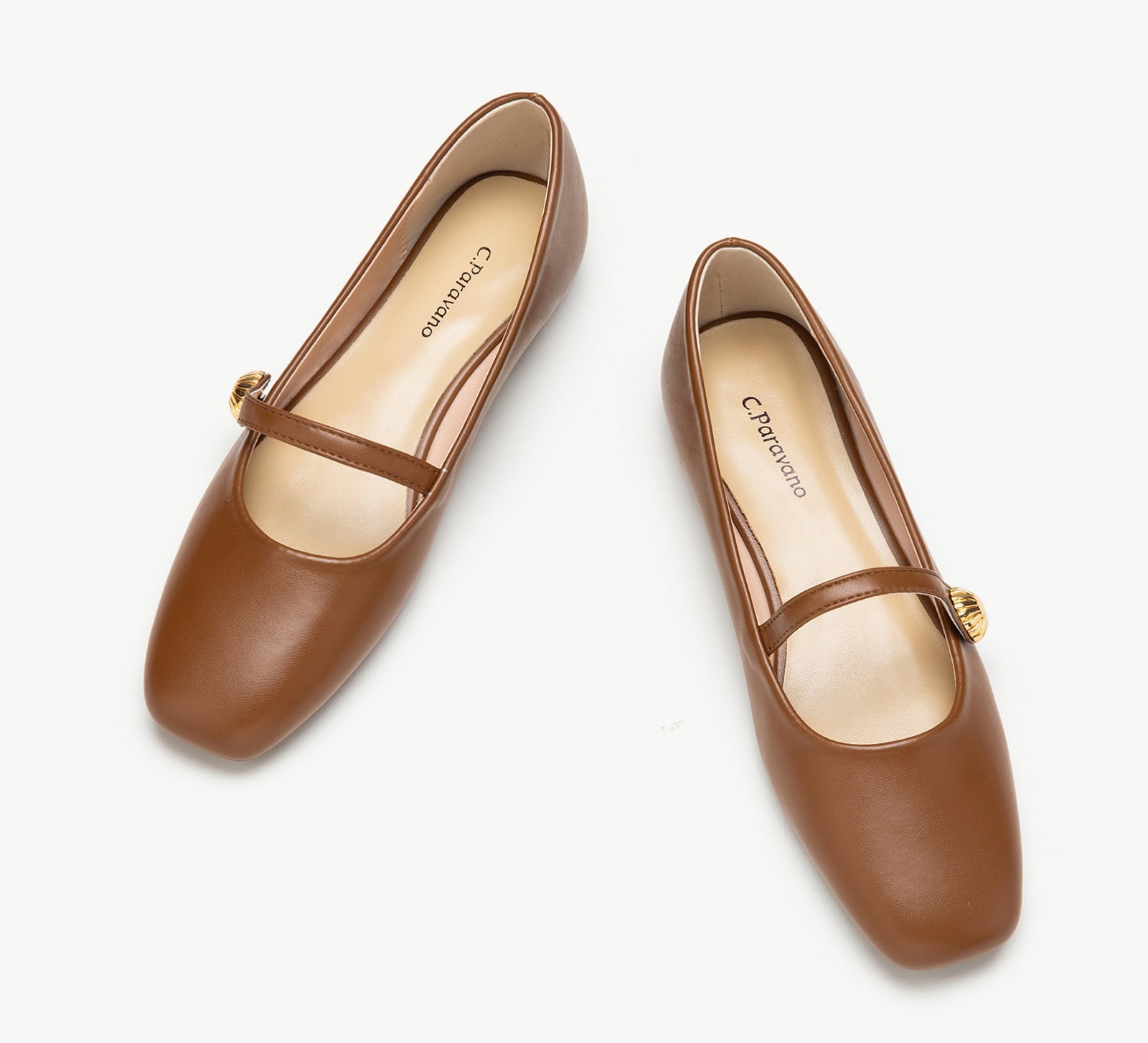 Soft Single Stripe Button Mary Jane