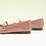 Elegant Pink Single Stripe Footwear