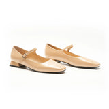 Square Toe Block Heel Mary Jane (Felicia MJ）