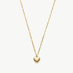 Heart Pendant Necklace in Gold, a timeless piece showcasing a heart-shaped pendant in radiant gold, adding a touch of elegance and sophistication to your neckline