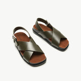 Crisscross Design Sandals (Cassandra) social