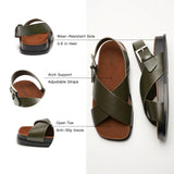 Crisscross Design Sandals (Cassandra) social