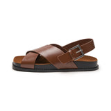 Crisscross Design Sandals (Cassandra) social