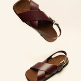 Crisscross Design Sandals (Cassandra)
