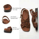 Crisscross Design Sandals (Cassandra) social