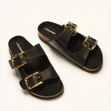 Duoble Strap Supportive Sandals(Calix)