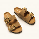 Duoble Strap Supportive Sandals(Calix)