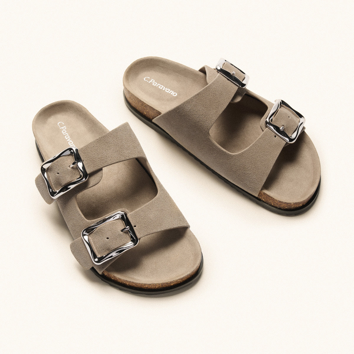 Duoble Strap Supportive Sandals(Calix)