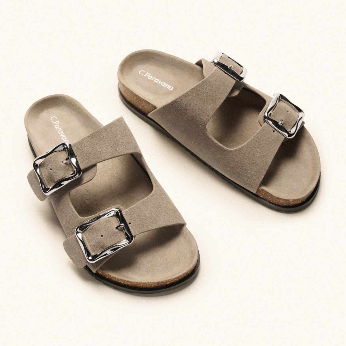 Duoble Strap Supportive Sandals(Calix)