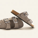 Duoble Strap Supportive Sandals(Calix)