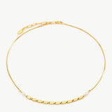  Pearl Chain Necklace, a radiant pearl charm captured in a delicate chain, creating a stylish and timeless accessory to elevate your ensemble