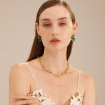 Twisted Chain Necklace, chic and modern, this necklace showcases contemporary twists in the chain design, creating a trendy and fashionable accessory for any occasion