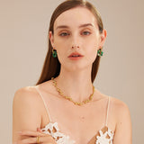Twisted Chain Necklace, chic and modern, this necklace showcases contemporary twists in the chain design, creating a trendy and fashionable accessory for any occasion