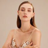  Heart Chain Necklace, a chic representation of the heartbeat of style, this necklace showcases linked hearts that create a trendy and fashionable accessory for any occasion