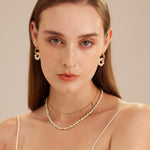 Pearl Beaded Necklace, a chic pearl accent that enhances your style, featuring a stylish strand of classic pearls for a versatile and fashionable statement