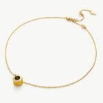 Yellow Ring Pendant Necklace, making a bold statement in yellow, this necklace showcases a striking yellow ring pendant on a delicate chain, adding a pop of color and vibrancy to your ensemble