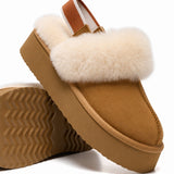 Plush Shearling Platform Clogs (APRÈS-SKI)