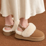 Plush Shearling Platform Clogs (APRÈS-SKI)