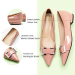 Women_s-Pink-Metal-buckle-flats-perfect-for-any-formal-occasion