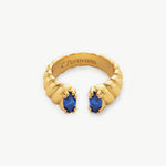 Open Ring with a lustrous blue pearl, offering a touch of elegance and charm to your ensemble.