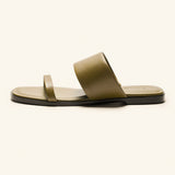 Two Strap Flat Slide Sandals(Jessie)