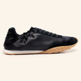 Suede Satin Ballet Sneakers (Urban Satin)