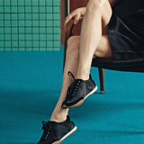 Suede Satin Ballet Sneakers (Urban Satin)