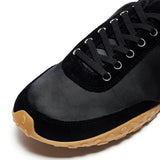 Suede Satin Ballet Sneakers (Urban Satin)