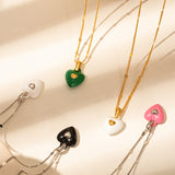 Silver-toned-heart-pendant-necklaces